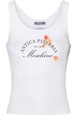 Moschino Tank Top Con Estampado