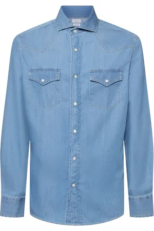 Brunello Cucinelli Camisa De Algodón