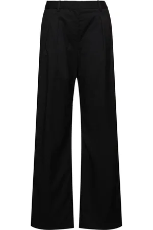 Loulou Studio Pantalones Acampanados De Lana
