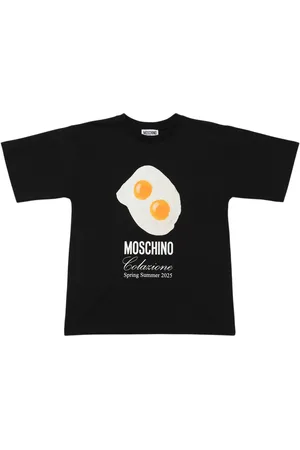 Moschino Camiseta De Jersey De Algodón Estampada