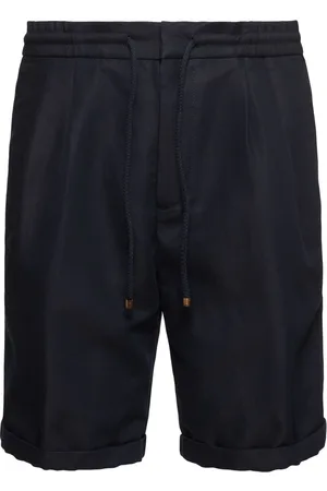 Brunello Cucinelli Shorts De Algodón Y Lino