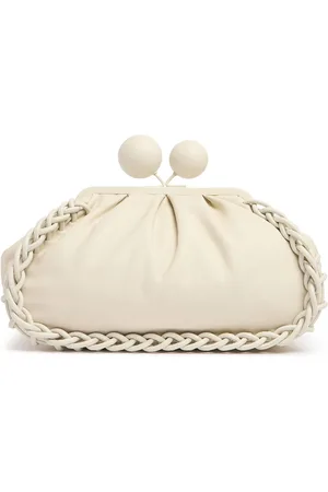 Max Mara Clutch Lecito De Piel