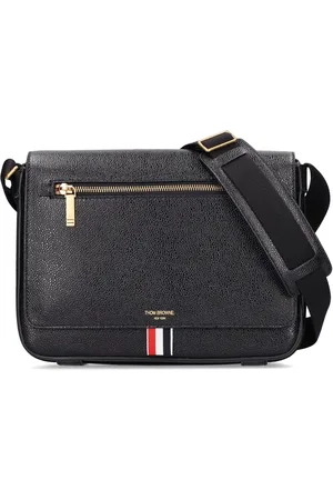 Thom Browne Bolso Reporter Con Correa De Webbing