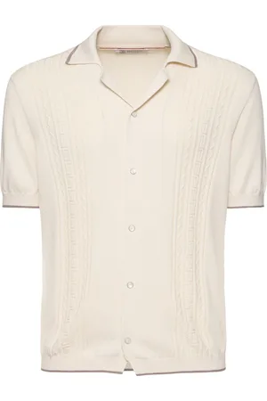 Brunello Cucinelli Camisa De Algodón
