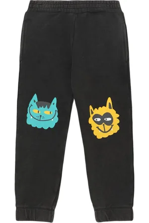 Stella McCartney Pantalones Deportivos De Algodón Con Estampado