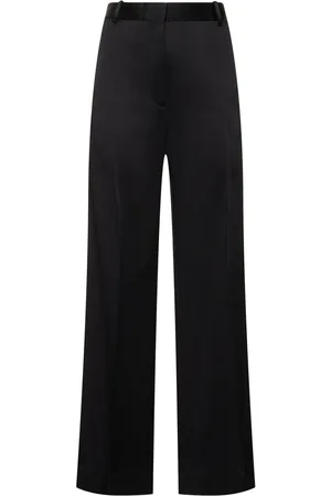Totême Pantalones Anchos De Satén