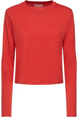 Loulou Studio Camiseta De Algodón Orgánico Con Manga Larga