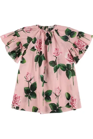 Dolce & Gabbana Vestido De Algodón Estampado