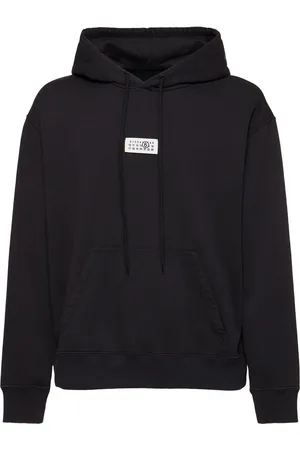 Maison Margiela Sudadera De Algodón Lavado Con Capucha