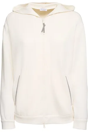 Brunello Cucinelli Sudadera De Mezcla De Algodón Con Capucha