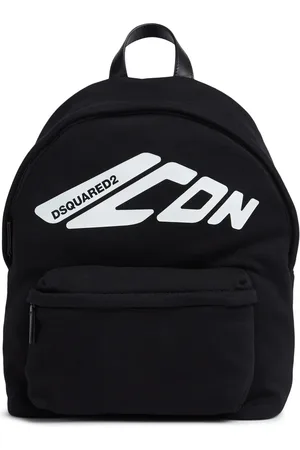 Dsquared2 Mochila De Lona De Algodón Estampada