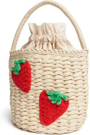 Stella McCartney Bolso Strawberry De Rafia