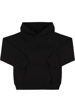 Diesel Sudadera De Felpa De Algodón Con Logo Y Capucha