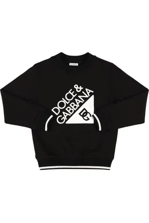 Dolce & Gabbana Sudadera De Algodón Con Cuello Redondo