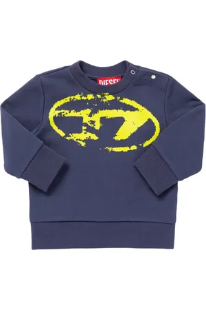 Diesel Sudadera De Algodón Estampada