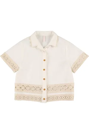 ZIMMERMANN Camisa De Encaje Y Algodón