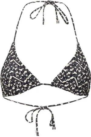 Tory Burch Top De Bikini Triangular Con Estampado