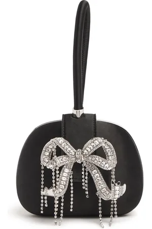 Self-Portrait Clutch Bow De Satén