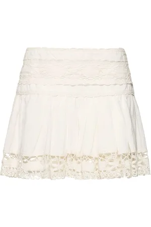 Marant Etoile Minifalda De Lino Y Algodón