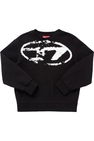 Diesel Sudadera De Algodón Estampada