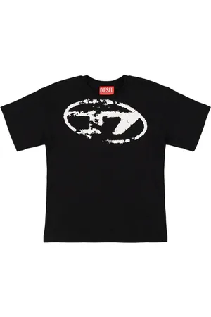 Diesel Camiseta De Jersey De Algodón Estampada