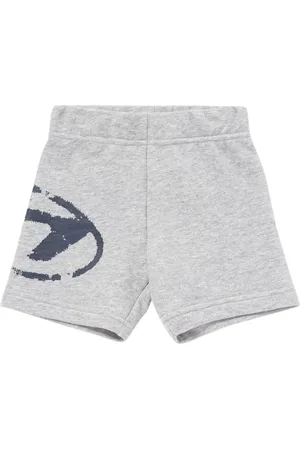 Diesel Shorts Deportivos De Algodón Estampados