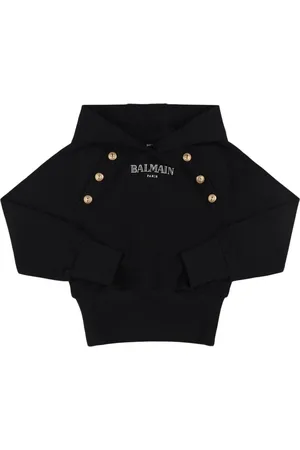 Balmain Sudadera De Algodón Con Capucha
