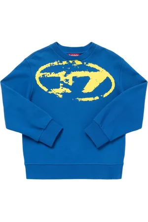 Diesel Sudadera De Algodón Estampada