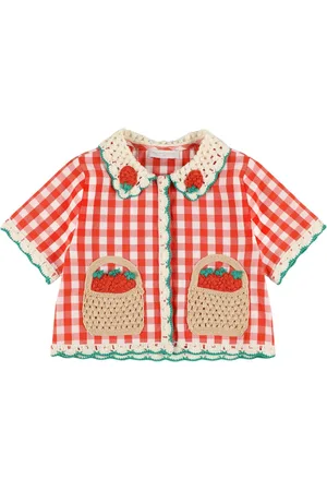 Stella McCartney Camisa De Algodón Bordado Y Estampado