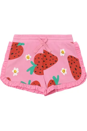 Stella McCartney Shorts Deportivos De Algodón Estampados