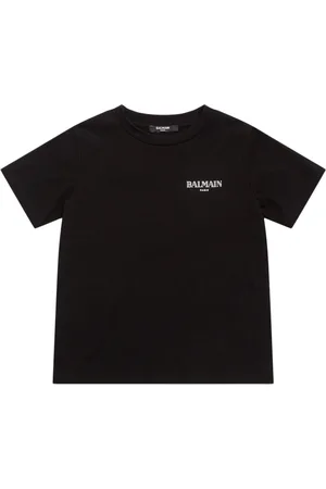Balmain Camiseta De Jersey De Algodón Estampada