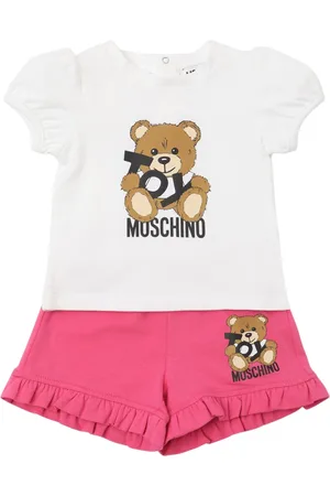 Moschino Camiseta Y Shorts De Jersey De Algodón