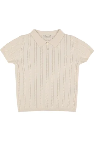 BONPOINT Polo De Punto De Algodón Y Cashmere