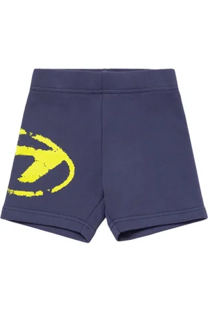 Diesel Shorts Deportivos De Algodón Estampados