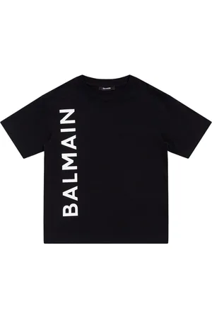 Balmain Camiseta De Jersey De Algodón Estampada