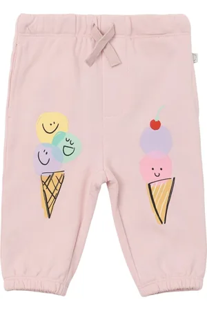 Stella McCartney Pantalones Deportivos De Algodón Con Estampado