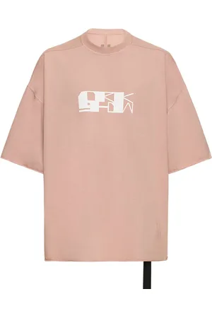 Rick Owens Camiseta De Jersey De Algodón Estampado