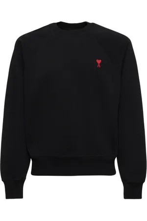 Ami Sudadera De Felpa De Algodón Con Logo