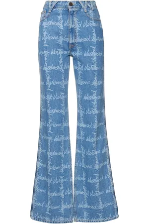 Vivienne Westwood Jeans Rectos Con Cintura Alta