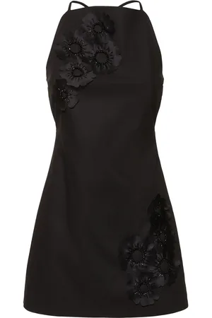 Msgm Vestido Corto De Popelina