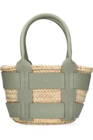 DeMellier Bolso Mini Santorini De Rafia
