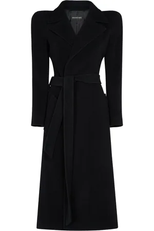 Balenciaga Abrigo Largo De Mezcla De Cashmere
