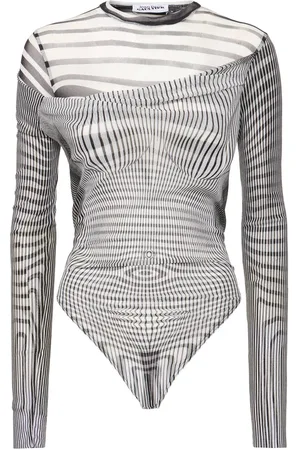 Jean Paul Gaultier Body De Malla Estampado