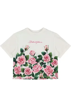 Dolce & Gabbana Camiseta De Jersey De Algodón Estampada