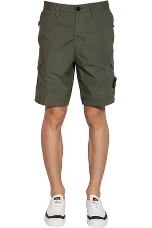 Stone Island Shorts Cargo De Algodón