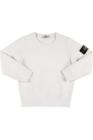 Stone Island Sudadera De Jersey De Algodón Con Logo