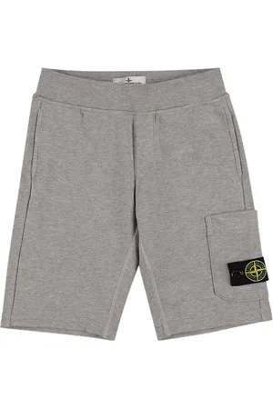 Stone Island Shorts Deportivos De Algodón
