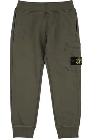 Stone Island Pantalones Deportivos De Algodón Orgánico