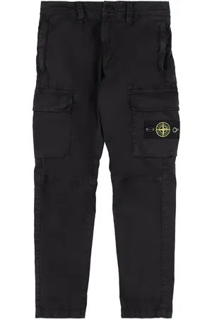 Stone Island Pantalones Cargo De Garbardina De Algodón Stretch