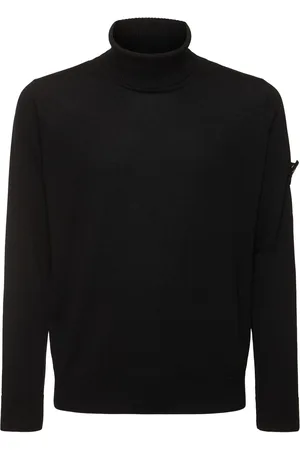 Stone Island Virgin Wool Turtleneck Sweater